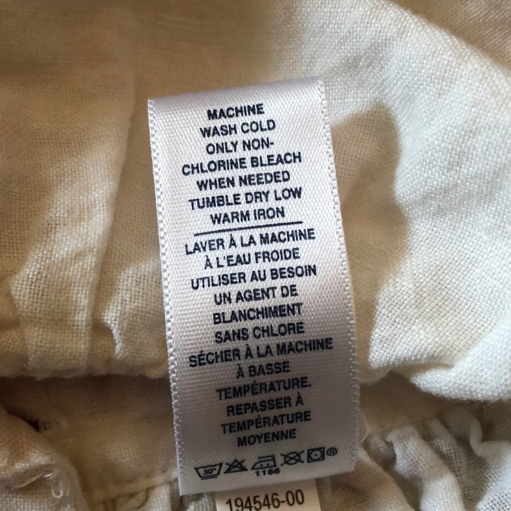 babyGap Linen Blend Cross Back Dress 0-3 months